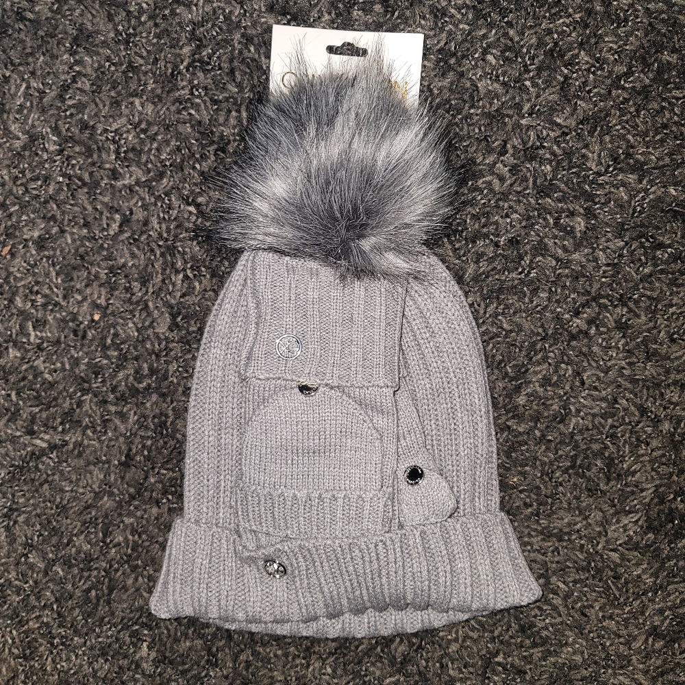 Calvin Klein hat & glove set